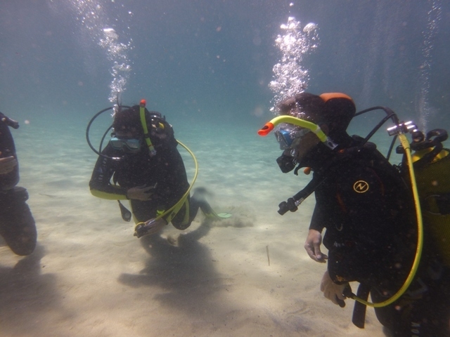  First dive Hyeres 